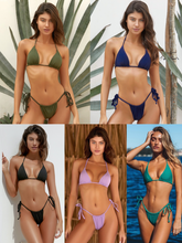 Load image into Gallery viewer, Skinny/Matte Reversible Bikini (5 Colors)