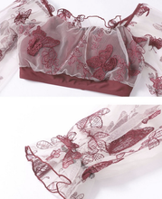 Load image into Gallery viewer, Maternity Two Piece Split Skirt Swimwear with chest pad