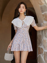 Load image into Gallery viewer, New Skirt one piece casual one piece Swimwear with chest pad
