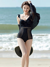 Load image into Gallery viewer, High quality casual swimsuit +long sleeves cover
