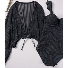 Load image into Gallery viewer, High quality casual swimsuit +long sleeves cover
