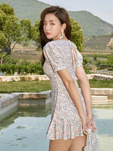 Load image into Gallery viewer, New Skirt one piece casual one piece Swimwear with chest pad
