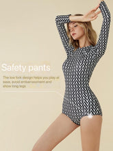 Load image into Gallery viewer, Long Sleeve Chlorine Resistant swimsuit

