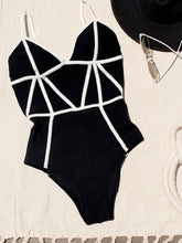 Load image into Gallery viewer, Backless One-piece Swimwear with Chest Pad
