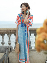 Load image into Gallery viewer, V-Neck Long Loose Quick Dry Beachwear
