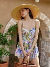 Load image into Gallery viewer, Dolce in Violeta Print Dress
