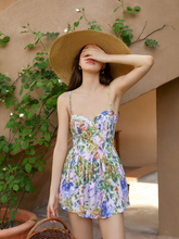 Load image into Gallery viewer, Dolce in Violeta Print Dress

